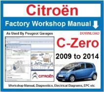 Citroen C-Zero Workshop Service Repair Manual Download